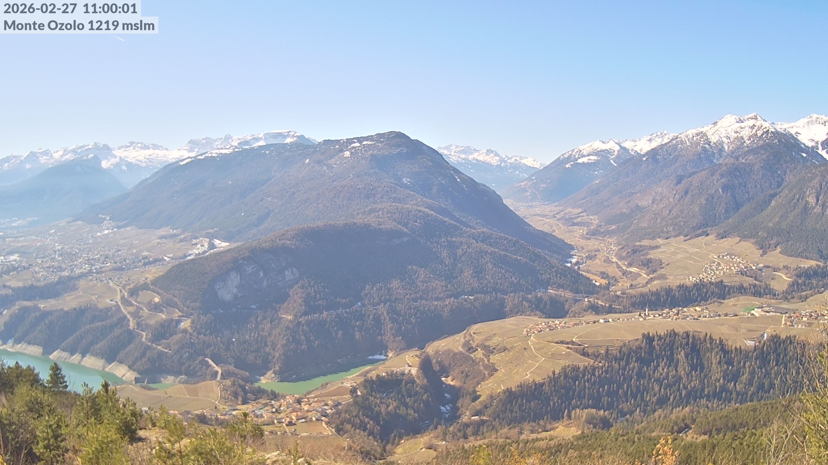 immagine della webcam nei dintorni di Cortaccia sulla Strada del Vino: webcam Novella