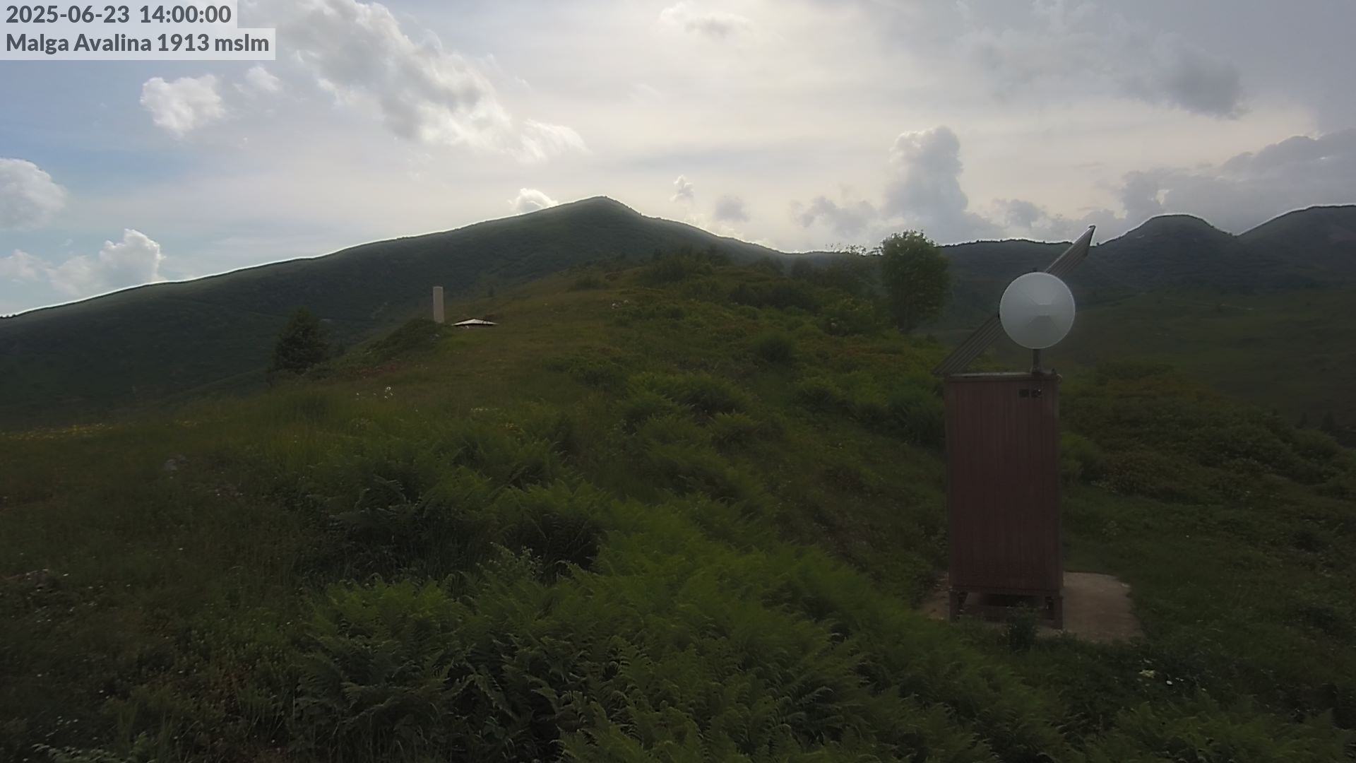 immagine della webcam nei dintorni di Stenico: webcam Roncone