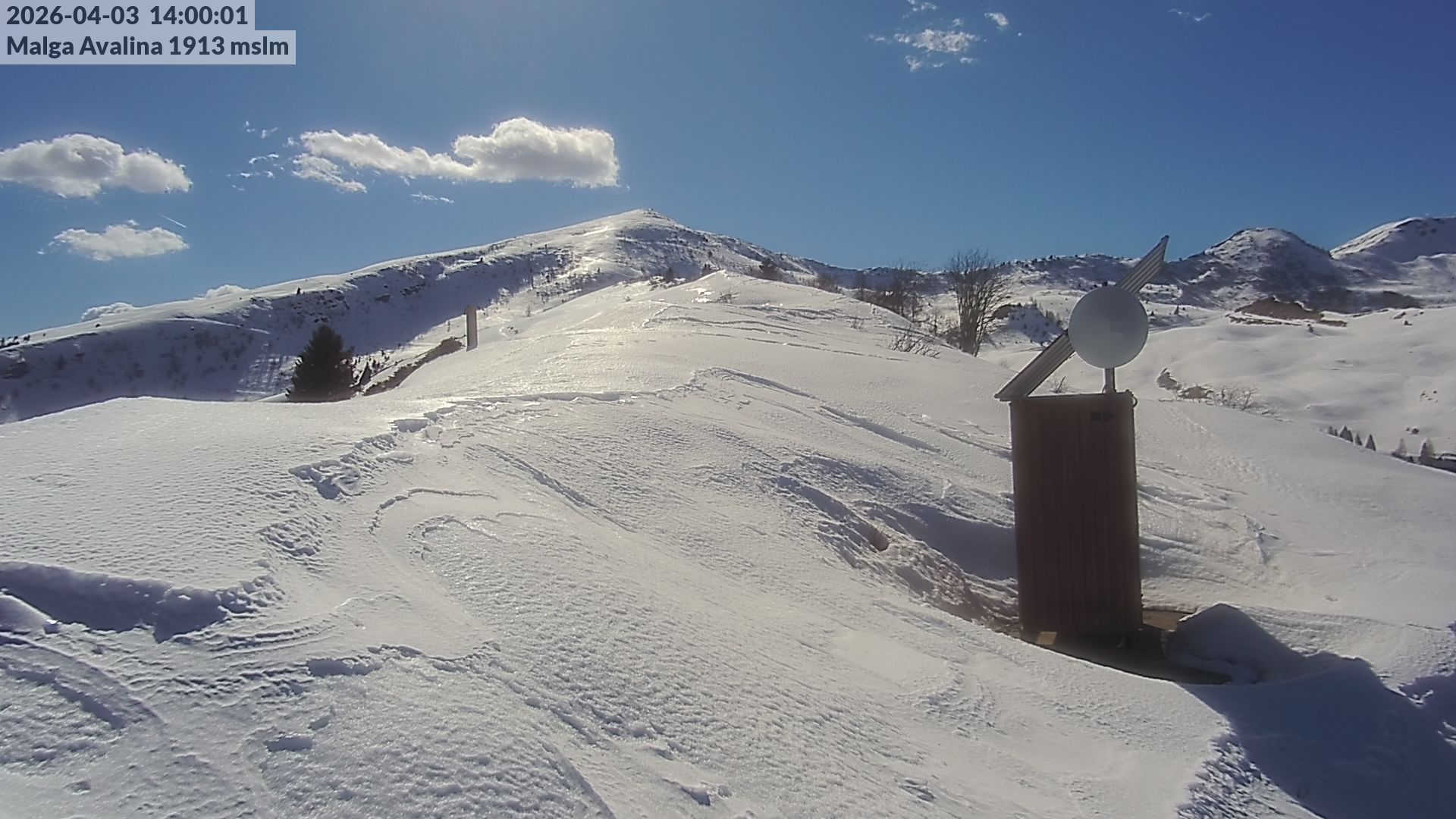 immagine della webcam nei dintorni di Massimeno: webcam Roncone